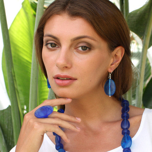 Thalassa Resin Earrings - Polka Luka Resin Jewellery