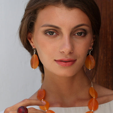 Thalassa Resin Earrings - Polka Luka Resin Jewellery