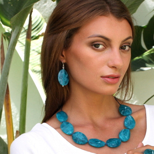 Thalassa Resin Earrings - Polka Luka Resin Jewellery