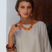 Thalassa Short Resin Necklace - Polka Luka Resin Jewellery