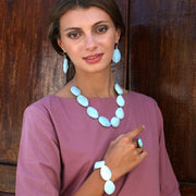 Thalassa Short Resin Necklace - Polka Luka Resin Jewellery