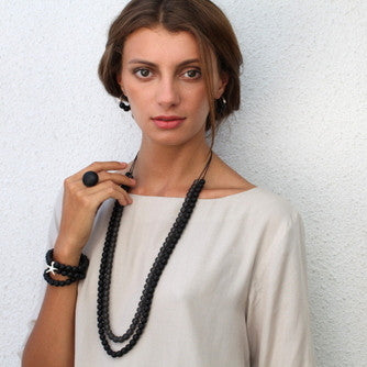 Santorini Long Resin Necklace - Polka Luka Resin Jewellery