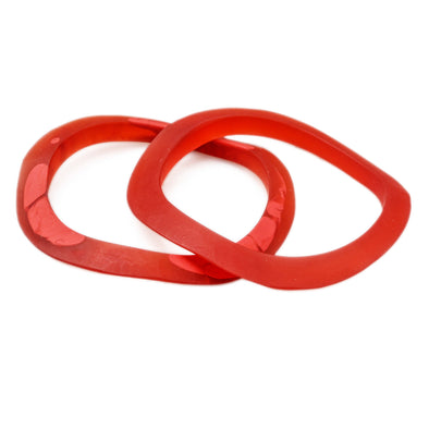 Karumi' Resin Double Bangle - Polka Luka Resin Jewellery