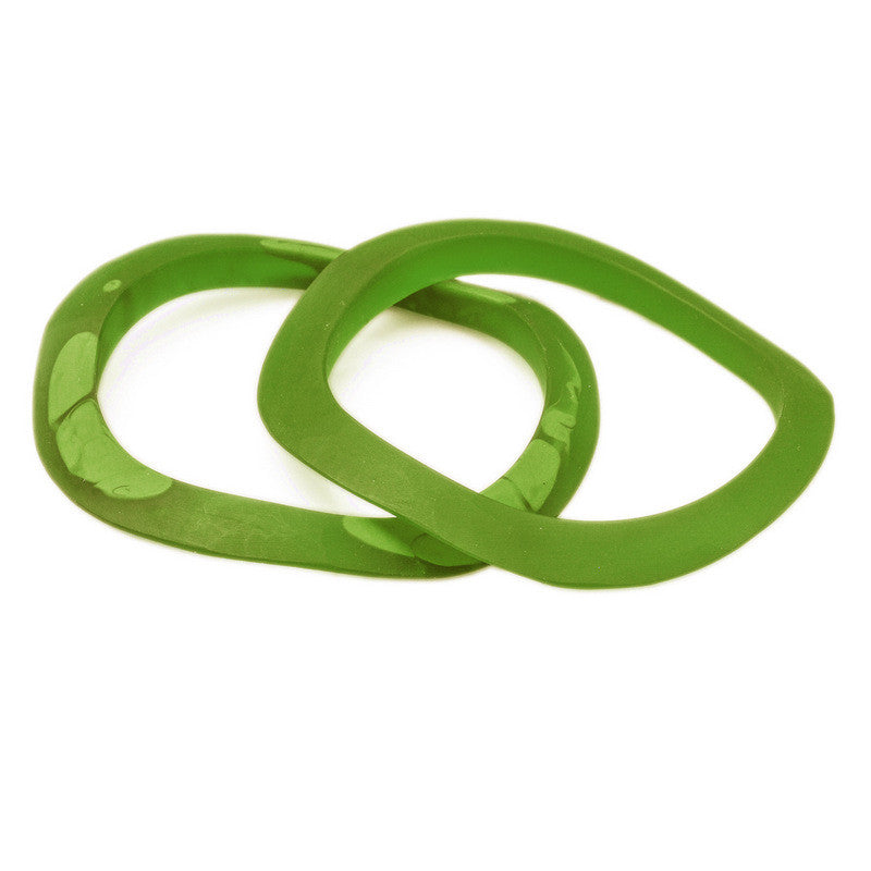 Karumi' Resin Double Bangle - Polka Luka Resin Jewellery
