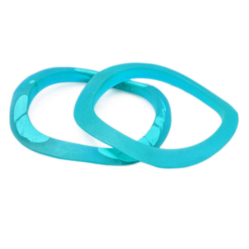 Karumi' Resin Double Bangle - Polka Luka Resin Jewellery