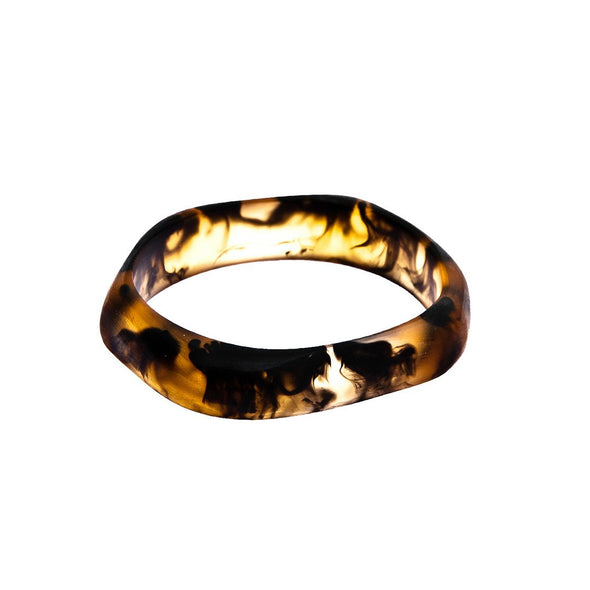 'Klungklung' Resin Bangle - Polka Luka Resin Jewellery