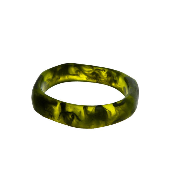 'Klungklung' Resin Bangle - Polka Luka Resin Jewellery