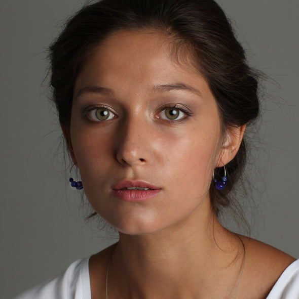 'Gaia' Stone Earrings - Polka Luka Resin Jewellery