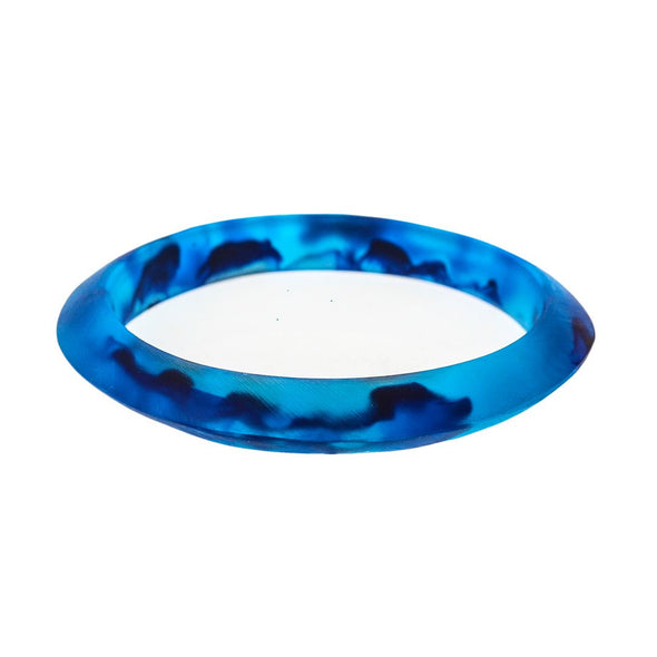 'Luna' Single Resin Bangle - Polka Luka Resin Jewellery