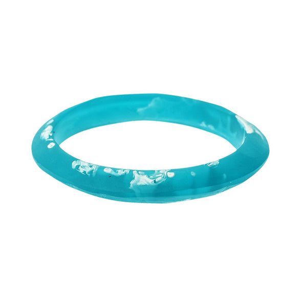 'Luna' Single Resin Bangle - Polka Luka Resin Jewellery