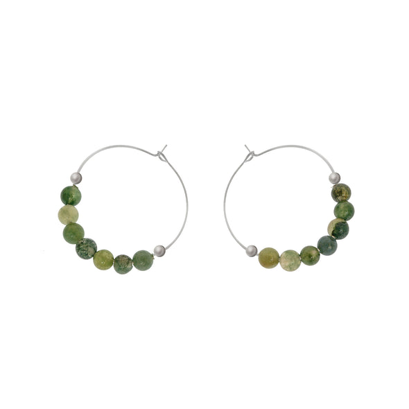 'Maia' Stone Earrings - Polka Luka Resin Jewellery
