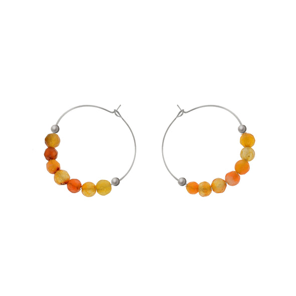 'Maia' Stone Earrings - Polka Luka Resin Jewellery