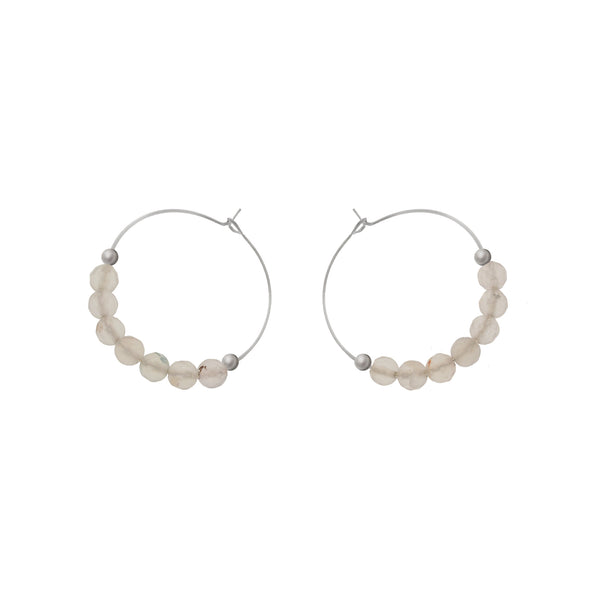 'Maia' Stone Earrings - Polka Luka Resin Jewellery