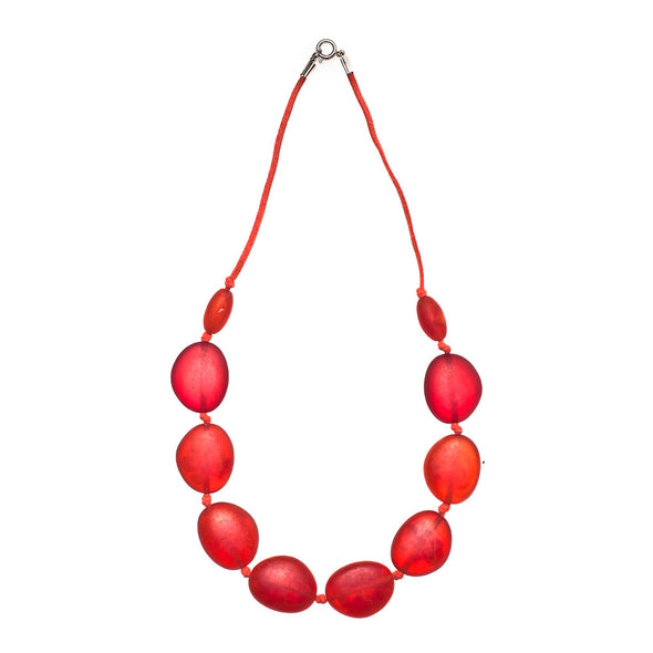 'Metropolis' Short Resin Necklace - Polka Luka Resin Jewellery