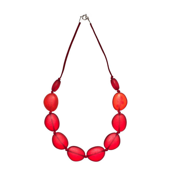 'Metropolis' Short Resin Necklace - Polka Luka Resin Jewellery