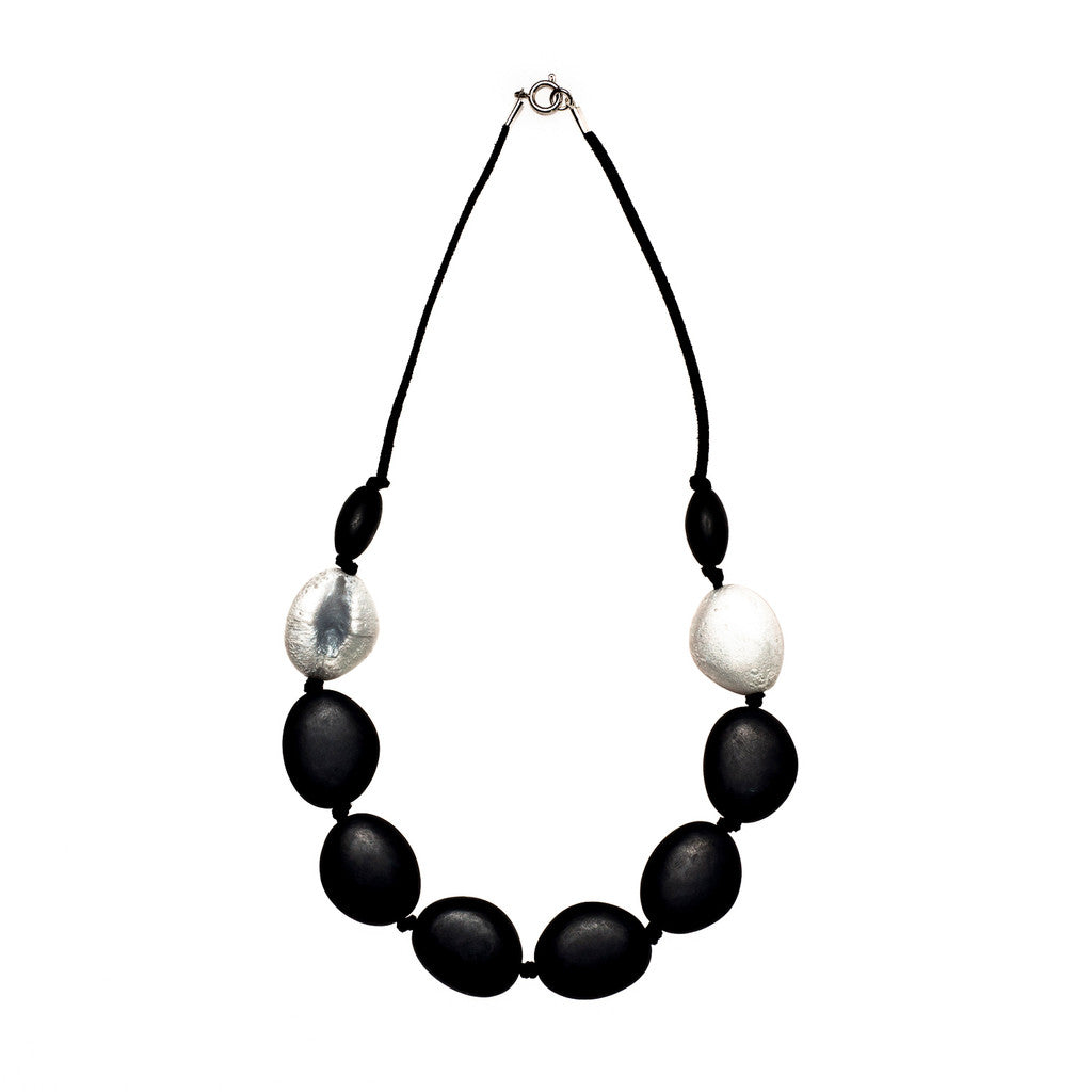 'Metropolis' Short Resin Necklace - Polka Luka Resin Jewellery