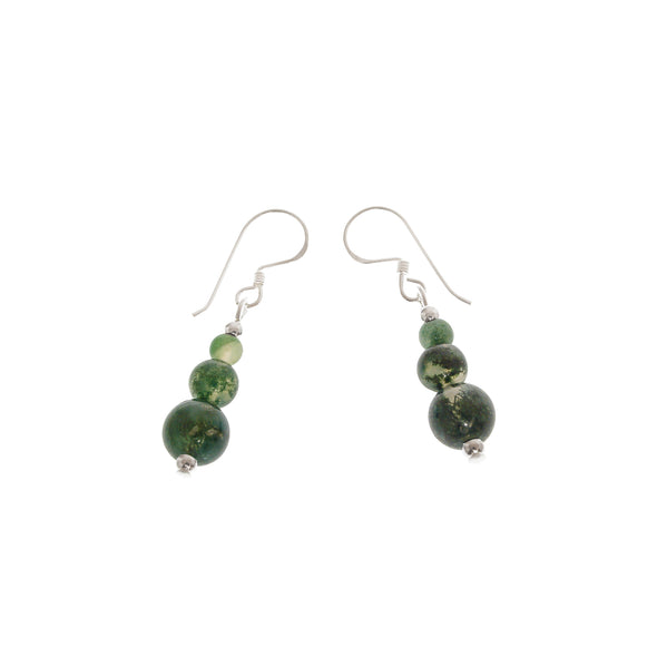 'Nefertiti' Stone Earrings - Polka Luka Resin Jewellery