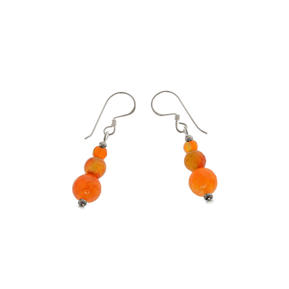 'Nefertiti' Stone Earrings - Polka Luka Resin Jewellery