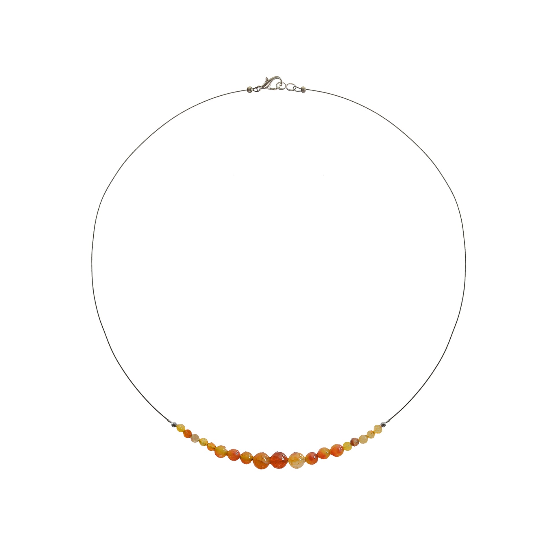 'Nefertiti' Stone Necklace - Polka Luka Resin Jewellery