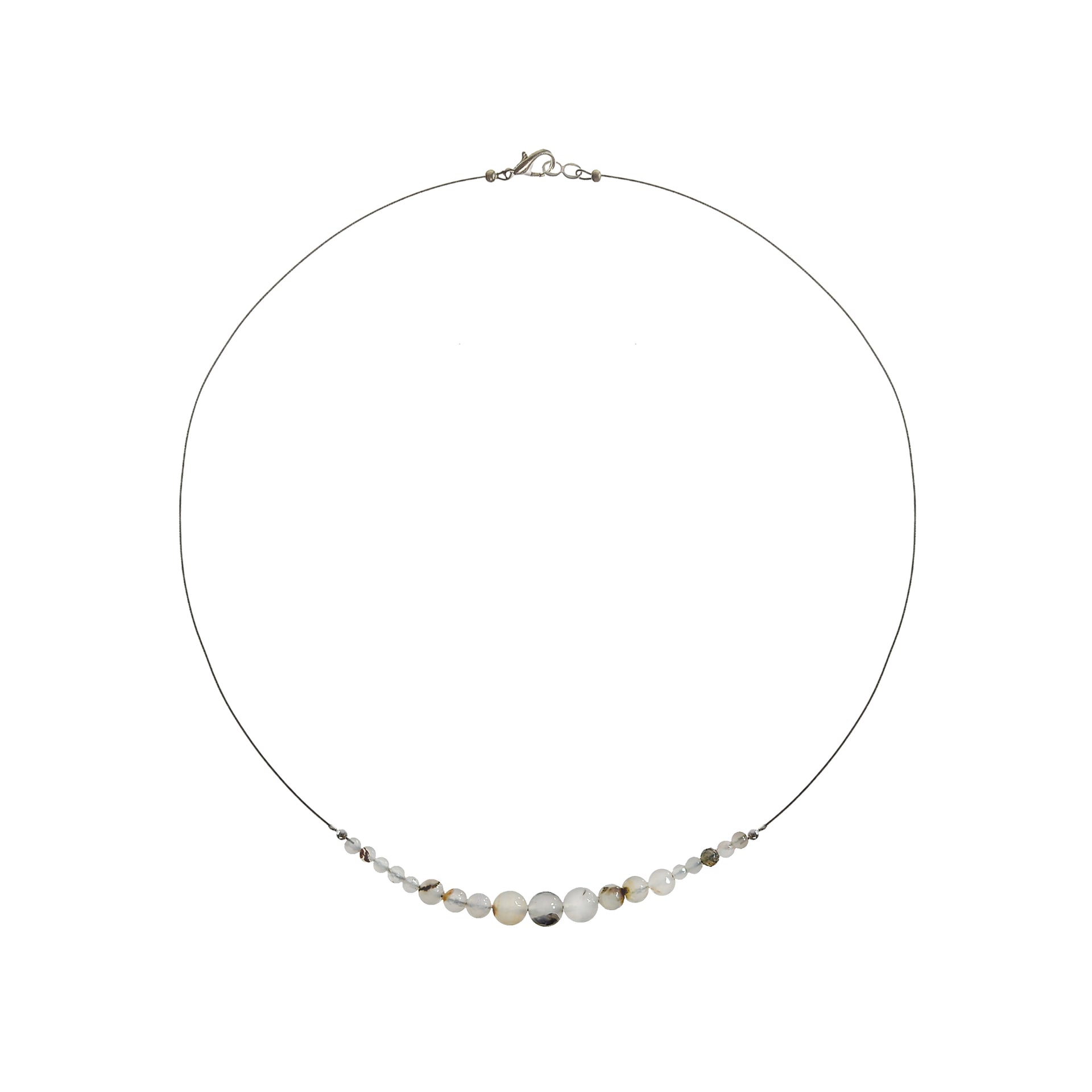 'Nefertiti' Stone Necklace - Polka Luka Resin Jewellery