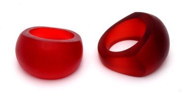 Oval Resin Ring  - Polka Luka Resin Jewellery