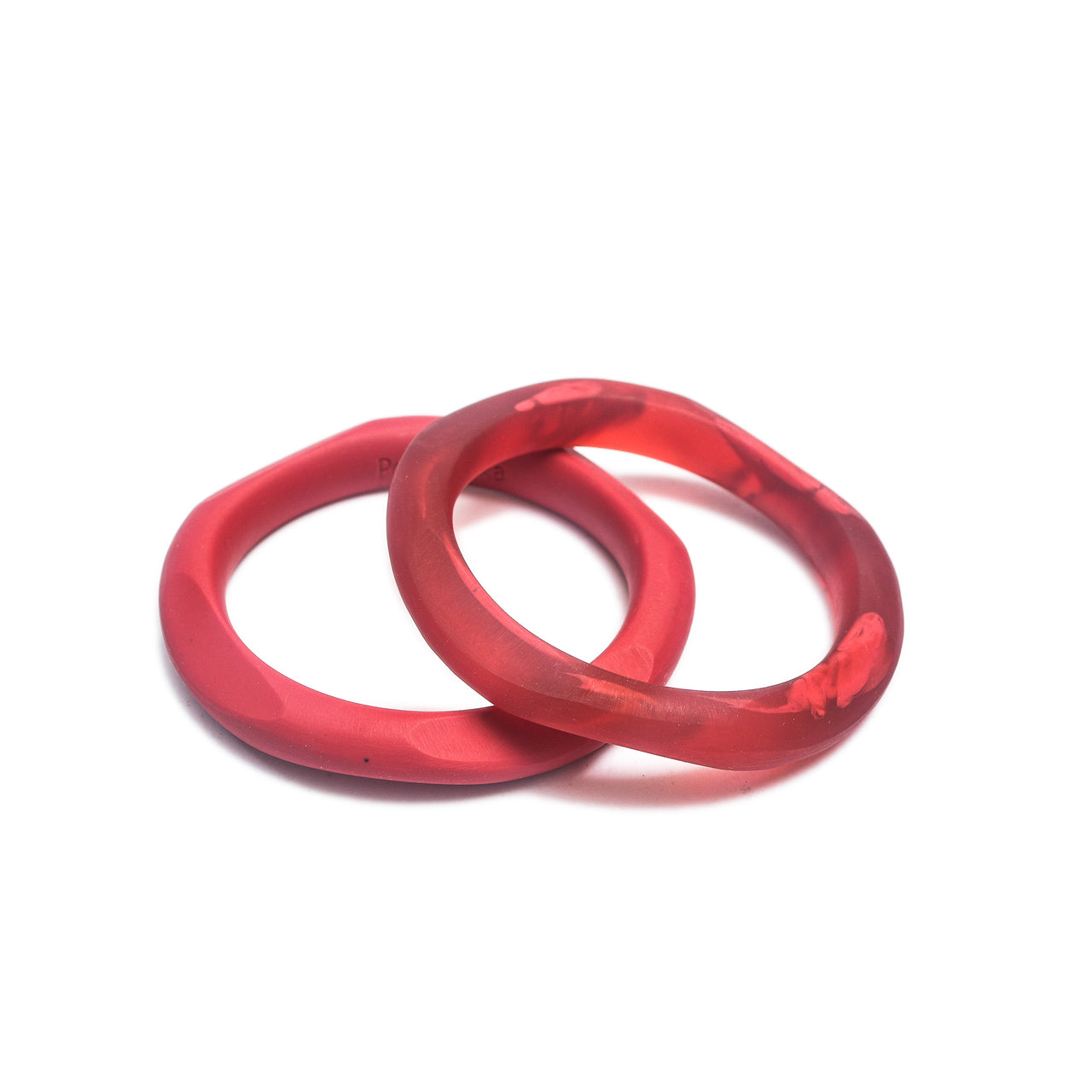 Frida Double Bangle Set - Polka Luka Resin Jewellery