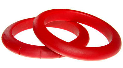 Hoop Double Bangles - Polka Luka Resin Jewellery