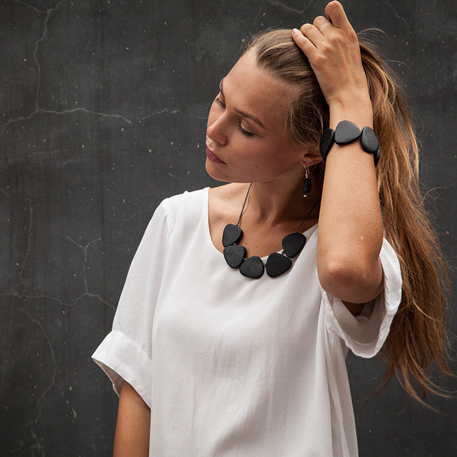 Satori' Resin Necklace - Polka Luka Resin Jewellery