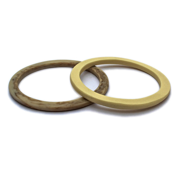Paradiso Double Bangle - Polka Luka Resin Jewellery