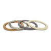 Paradiso Quartet Bangle - Polka Luka Resin Jewellery