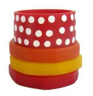 'Polka Dot' Bangle - Polka Luka Resin Jewellery