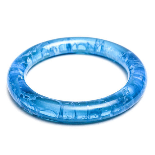 Aura Resin Bangle- Polished Finish - Polka Luka Resin Jewellery
