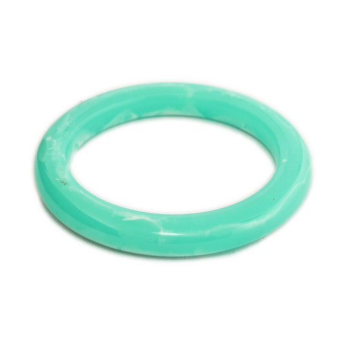 Aura Resin Bangle- Polished Finish - Polka Luka Resin Jewellery