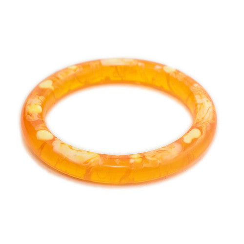 Aura Resin Bangle- Polished Finish - Polka Luka Resin Jewellery