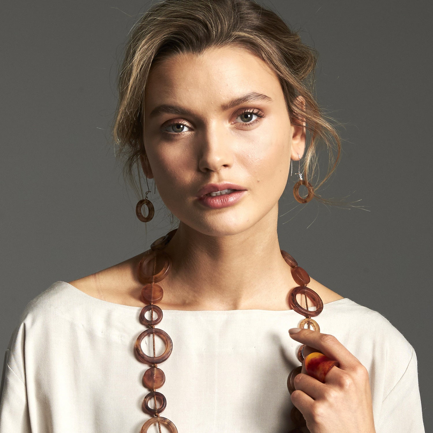 Caravana Small Earrings - Polka Luka Resin Jewellery