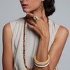Paradiso Quartet Bangle - Polka Luka Resin Jewellery
