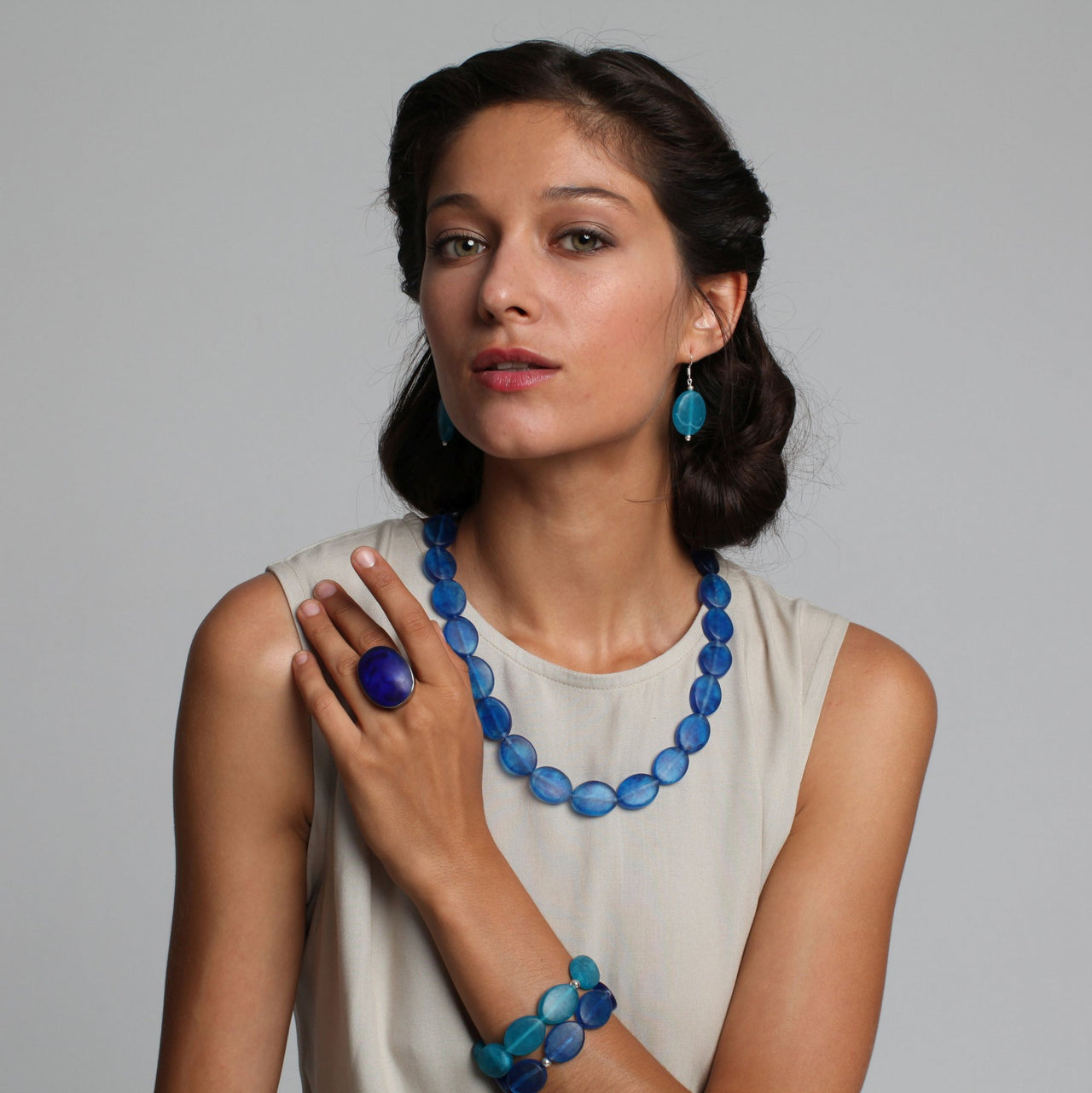 Isla Short Resin Necklace - Polka Luka Resin Jewellery