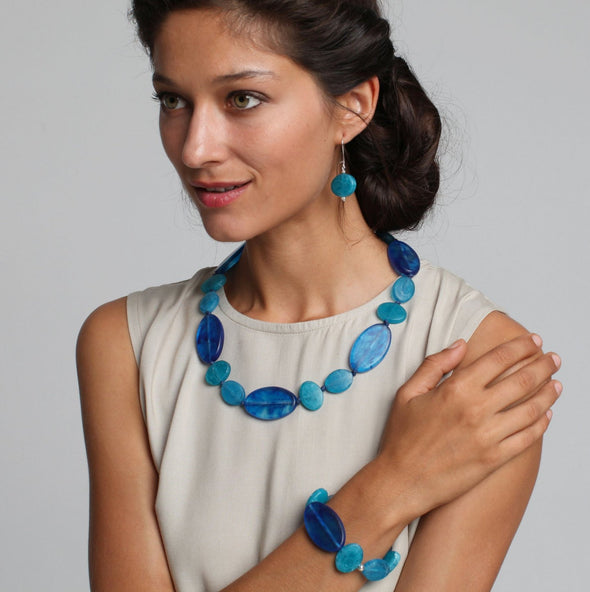 Frida Resin Bracelet- Combination Colours - Polka Luka Resin Jewellery