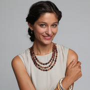 Paradiso Triple Strand Resin Necklace - Polka Luka Resin Jewellery