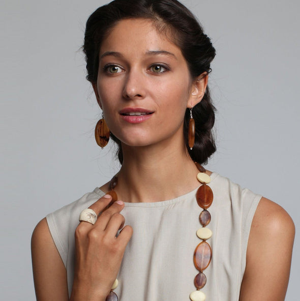 Belize Resin Earrings - Polka Luka Resin Jewellery