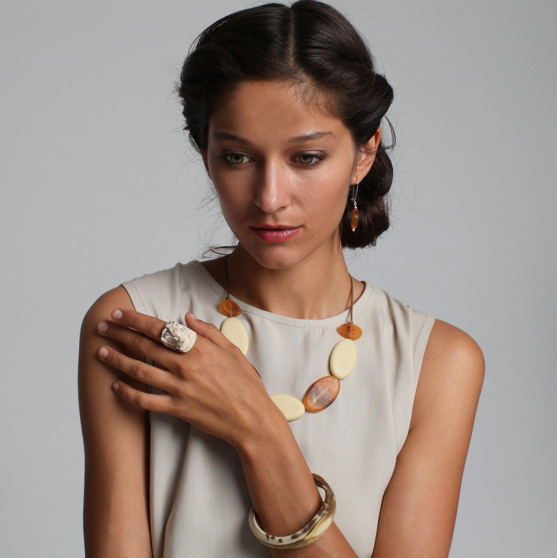 Belize Combination Necklace - Polka Luka Resin Jewellery