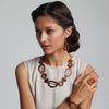 Havana Short Necklace - Polka Luka Resin Jewellery