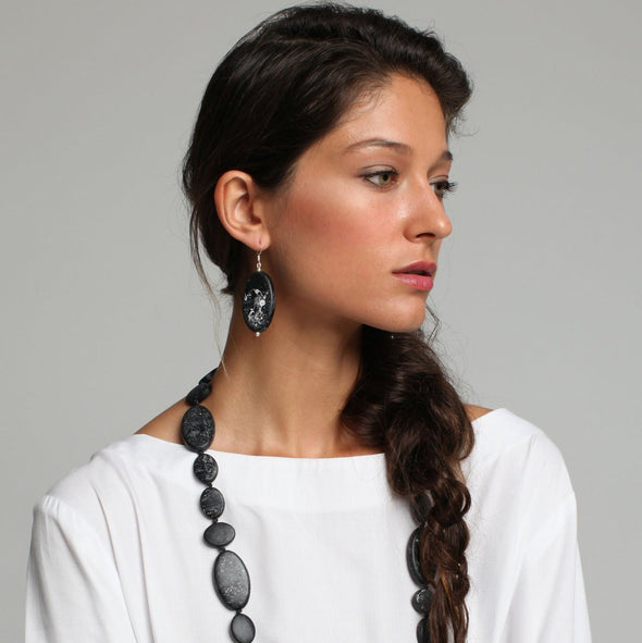 Belize Resin Earrings - Polka Luka Resin Jewellery