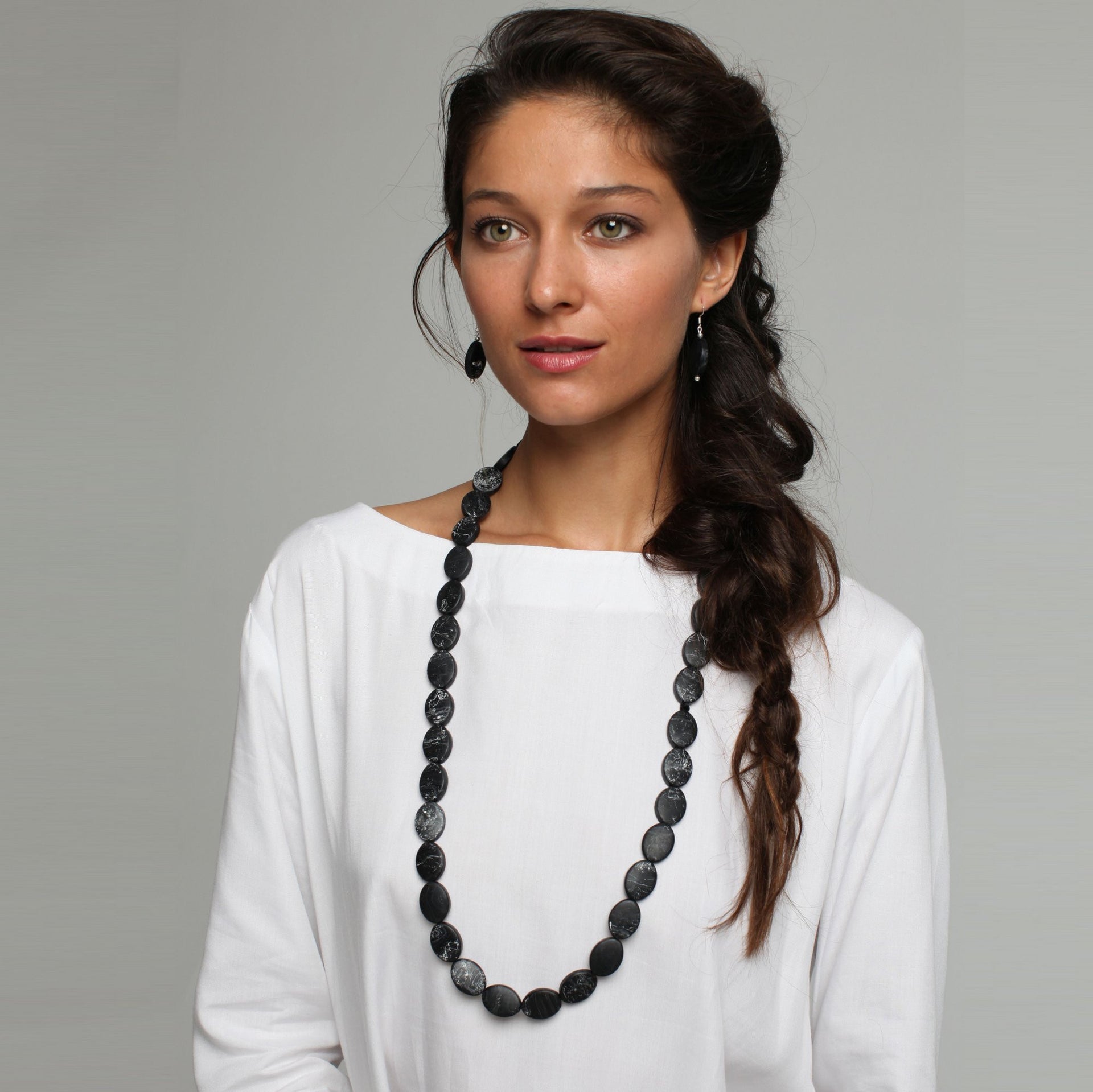 Isla Long Resin Necklace - Polka Luka Resin Jewellery