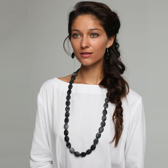 Isla Long Resin Necklace - Polka Luka Resin Jewellery