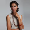 Havana Resin Bangle - Polka Luka Resin Jewellery
