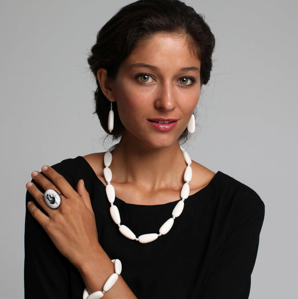 Rio Short Resin Necklace - Polka Luka Resin Jewellery