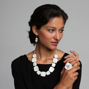 Kahlo Resin Necklace - Polka Luka Resin Jewellery
