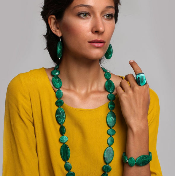 Havana Resin Ring - Polka Luka Resin Jewellery
