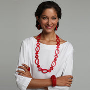 Havana Long Resin Necklace - Polka Luka Resin Jewellery